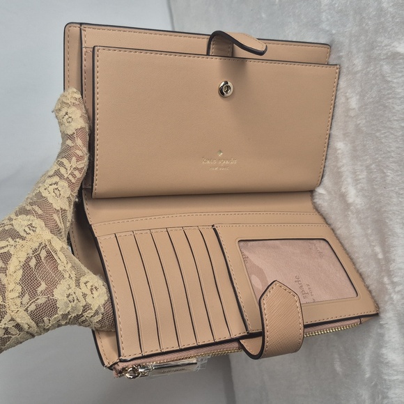 Kate Spade Tan Leather Wristlet - Picture 7 of 16